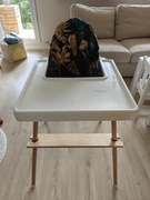 Krzesełko do karmienia IKEA ANTILOP drewno a nie okleina jak nowe