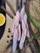 Kolczyki z piór księżyc rękodzieło