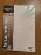 Karton ozdobny papirus biały 220g/m2 20ark