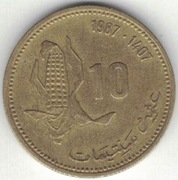 Maroko 10 santimat centymów 1987 - 20 mm - nr 3