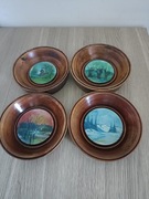 Piękne malowane obrazki cztery pory roku 