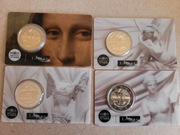Zestaw 2 euro Francja 2025: Muzeum w Luwrze (4 z 4 CC) wysyłka gratis