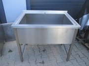 SOLIDNY ZLEW BASEN 1 KOMOROWY 100/70/85 KOMORA 40 cm