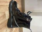 Buty skórzane ocieplane