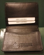 Portfelik, etui na wizytówki i karty kredytowe ze skóry naturalnej 