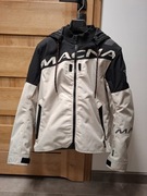 Kurtka motocyklowa Macna Racoon biało-czarna