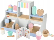 Fisher-Price Drewniany sklep z Lodami HXV21 18 Elementów