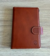 SHIELDON Etui Portfel do Samsung Galaxy Z Fold8 wide, kolor brązowy. Nowy.