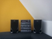 Wieża stereo SONY MHC 590, kolumny 80w