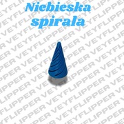 Niebieska fidget spirala