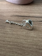 Pandora oryginalny charms kłódka z kluczykiem
