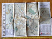 Plan Koszalina z ok. 1930 r. Wydanie gazetowe