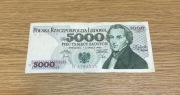 Banknot 5000 złotych 1 czerwca 1982 seria N