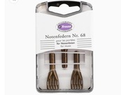 Stalówki do kaligrafii muzycznej Brause (zestaw 3 szt.)