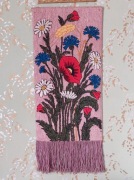 Makatka , kilim ścienny z okresu PRL-u