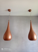 Dwie lampy miedziane 