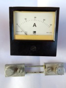 Amperomierz prąd stały  MER 72 40A i bocznik