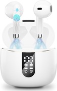 Słuchawki Douszne Wasart J55 Bluetooth Białe 40 Godzin Odtwarzania Nowe