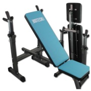 Ławka Treningowa Składana i Regulowana  – Siłownia Domowa – Nośność 230 kg