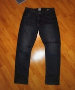 Spodnie jeansowe czarne Cropp roz. XS/32