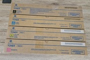 Konica Minolta TN321K TN321Y TN321M TN321C zestaw! 25000stron