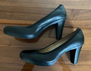 GEOX r.41 czółenka czarne skóra 26,5 cm !! WYPRZEDAŻ SZAFY !!