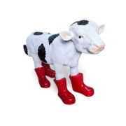 Figura Dekoracja Krowa w Kaloszach