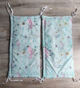 Ochraniacze 2 szt na szczebelki łóżeczka dwustronne