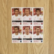 Euro 2008 Polska 6 naklejek 