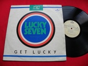 LUCKY SEVEN get lucky LP Pronit 1986 EX rockabilly cajun zydeco