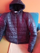  kurtka pikowana czarna przejściówka 