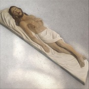 Figura Postać Jezus Chrystus do Grobu 113 cm długości 