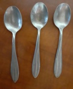 Łyżeczki (do herbaty) aluminiowe PRL _ cena za 3 szt.