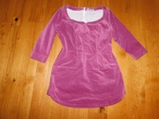 Sukienka jesienna na podszewce, welurowa L