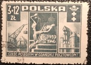 Polska Fi 411 7-rocz.Obrony Poczty Gdanskiej