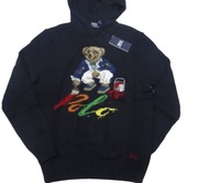 Sweter z kapturem Ralph Lauren  granatowy r. XL