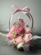 Flower box koszyk kwiatów.