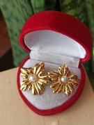 Przepiękne zjawiskowe kolczyki kwiatki kolczyki kwiatuszki kwiaty stal