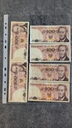 Banknoty 100 zł z 1986 i 1988 roku