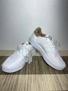 Adidas Court Platform Białe Sneakersy Damskie Panterka EU 40