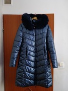 Kurtka zimowa ocieplana damska z puszkiem