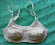 Biustonosz do karmienia firmy "Azal" NOWY Biały 80B bawełniany z fiszbiną