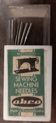 AKRA igły do maszyny do szycia w pudełku plastikowym