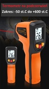 Termometr na Podczerwień T600A Pirometr