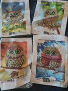 Zestaw Haft koralikowy 4 pory roku