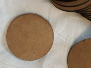 Formatki do zdobienia-krążki z MDF 40szt+3 gratis