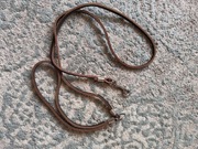 Smycz ringowa ringówka skórzana otok dingo