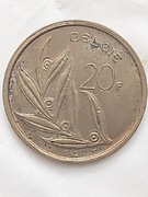 250 Belgia 20 franków, 1980