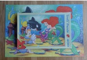 Unikat puzzle Trefl Disney 400 elementów kompletne Mała syrenka lata 90 