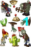 Pan Opłatek na tort - PLANTS VS ZOMBIES A4